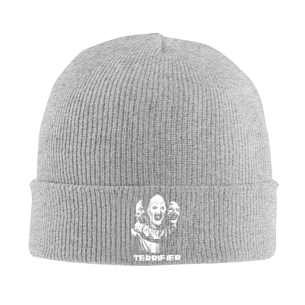 Terrifier Beanie Hats  Bonnet Hats Men Women Unisex Retro Gym Knitted Hat Autumn Winter Custom Thermal Elastic Caps