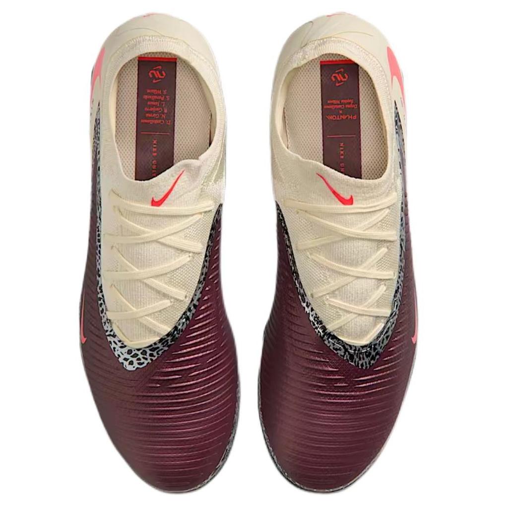Nike Phantom 6 Artificial Turf Soccer Shoes Unisex Beige Red IR2364-611