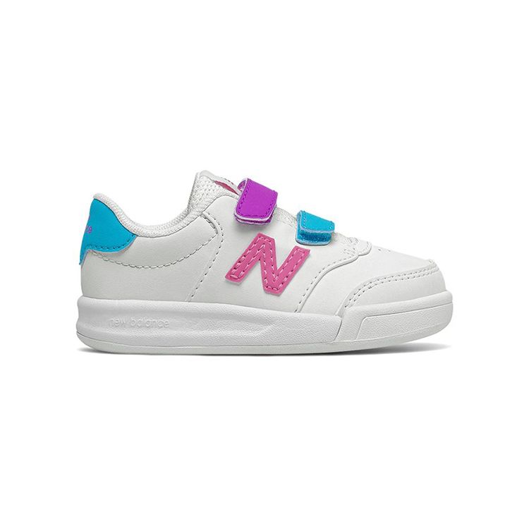 New Balance CT60 Cushioning Durable Breathable Lightweight Low-Top Walking Shoes Baby Shoes White Blue Purple IVCT60KL