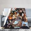 Nicolas Cage Picture Collage Blanket Quality Super Warm  Bedding Throws Winter Travel Office Couch Bed Fashion Bedspread