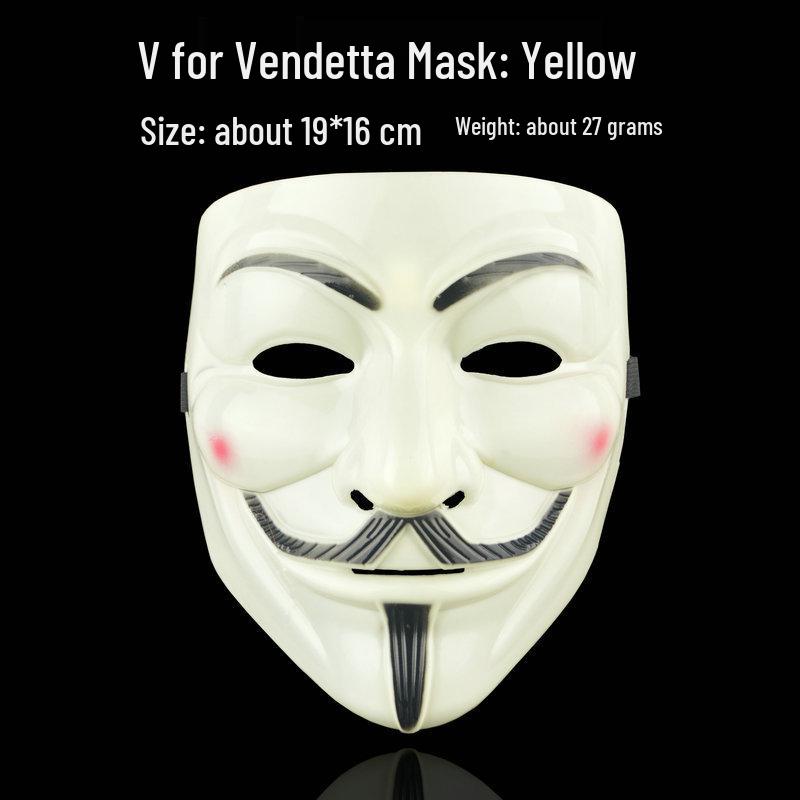 Mască de Bal Mascat V pentru Vendetta pentru Bărbați - Față Completă Props Amuzante pentru Spectacol