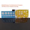 1Pcs Gifts Drawing ruler ruler Draw a circular ruler Geometric template Mathematical Template Multi functional graphic template