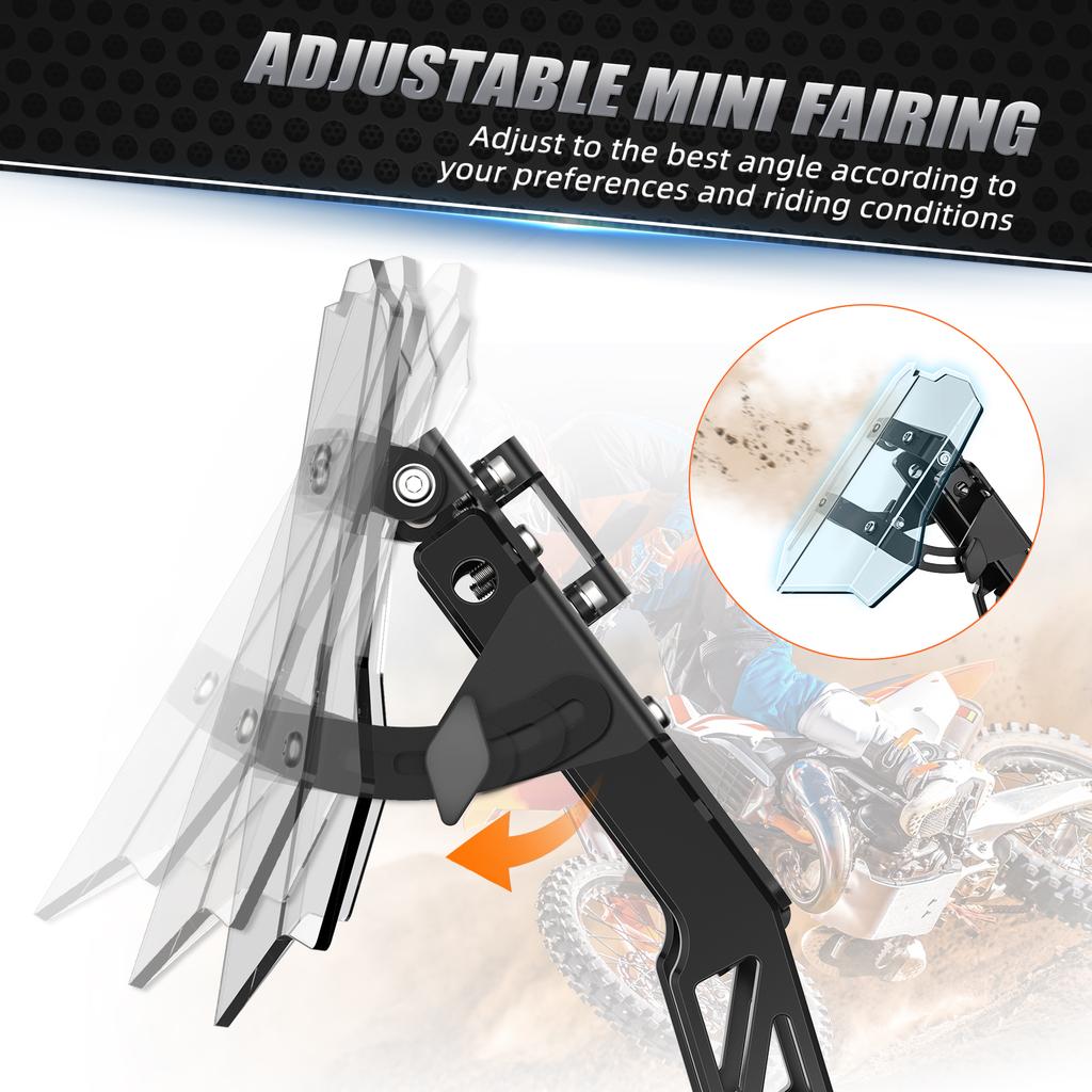 GPS Mount Bracket Mini Fairing Kit For KTM EXC 300 SXF 450 Husqvarna TE 300 GasGas EC 300 Beta RR 300 Honda Yamaha Suzuki Sherco