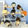 8/1PCS Volleyball Junior Q Version Hand-made Collection Figure Series PVC Doll Decoration Classic Anime Character Model Toys