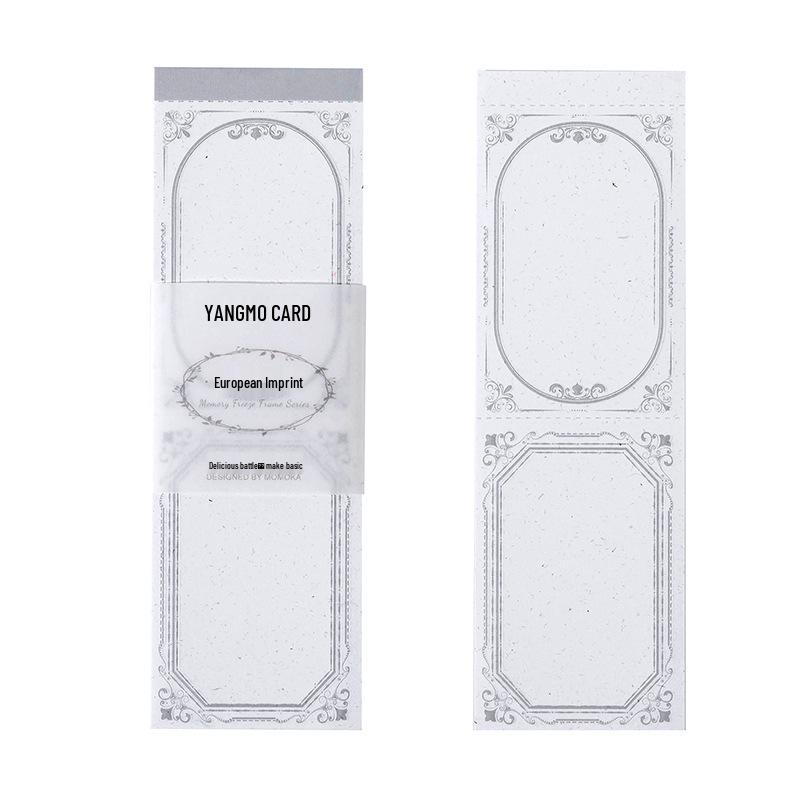 Momo Memory Freeze Series: Tearable Embossed Retro Sticky Notes and Journal Decor