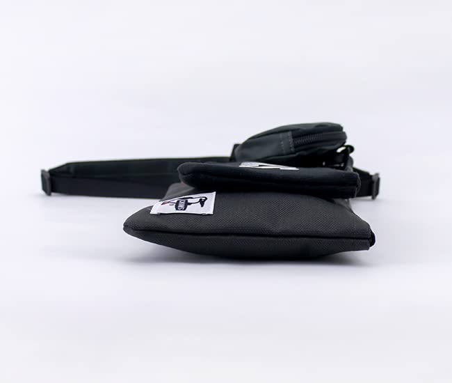 3P Shoulder Pouch Sweat Nylon One Size [Chums] [CH60-3625] Black/Charcoal