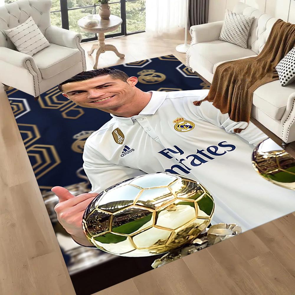 Cristiano Ronaldo 27 Floor Rug Office Rug Perfect for Dormitory Study Room Entryway Outdoor Anti-slip Rug Anime Office Decor
