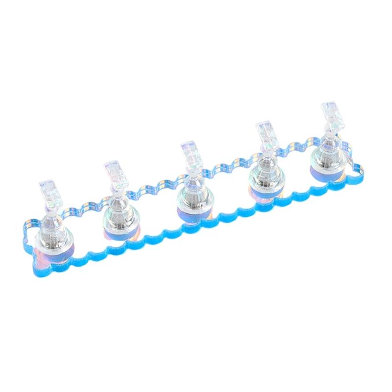 Nails Art Display Stand Magnetic Nail Tips Practice Holder Nail Stand Nail Holder Nail Tips Holder for Painting Nails