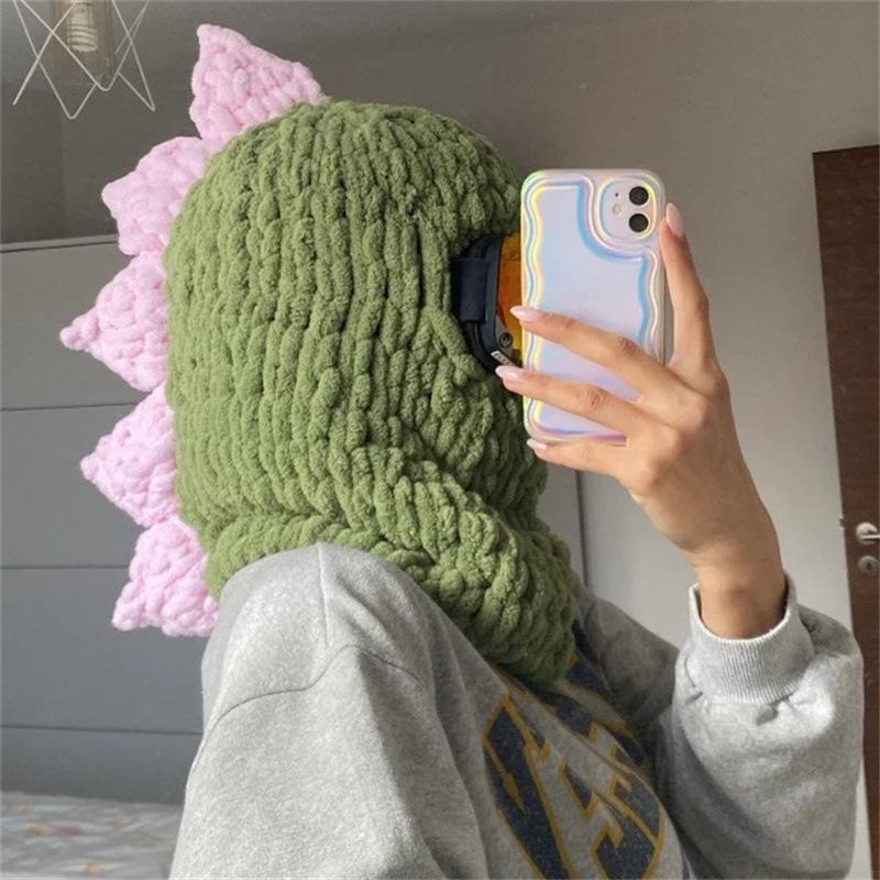 

Новая вязаная крючком шапка-ведро с ушками мышки, шапка-ведро с Микки Маусом для взрослых Adult 57-59cm