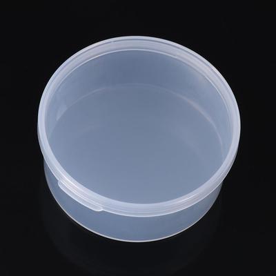 Plastikowe Okrągłe Pudełko do Przechowywania Śrubek do Zdobienia Paznokci Małe Pudełko Przechowywania Pudełko na Tabletki/Chipy Pojemnik na Koraliki Etui Organizer na Biżuterię