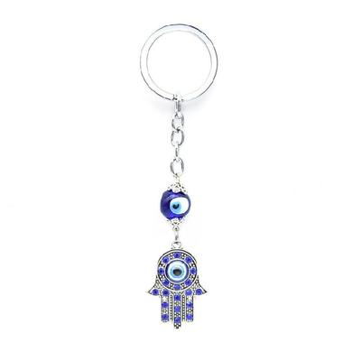 Fashion for Evil Eye Keychain Womens Mens Gold Lucky Hamsa Charm for Protection