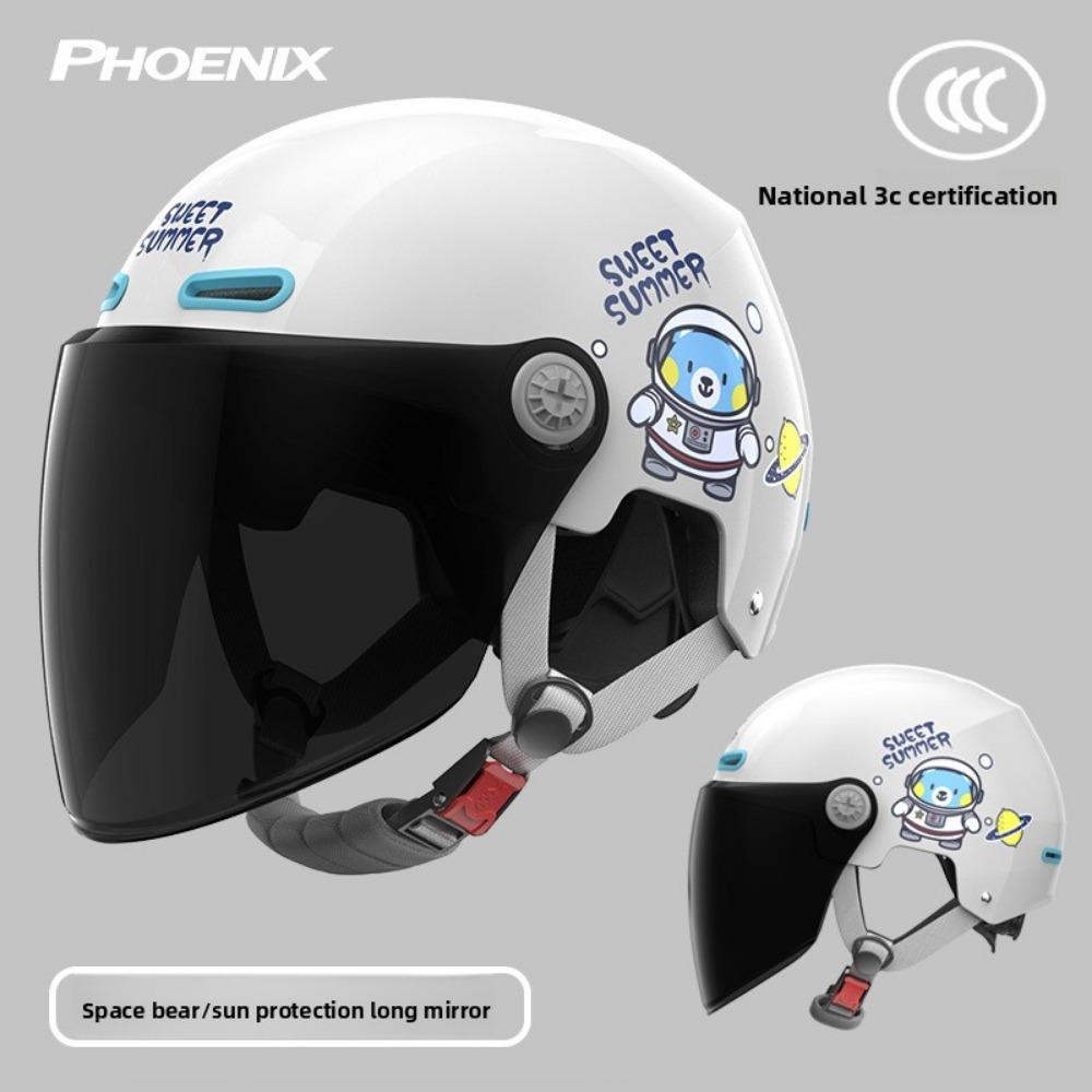 Children's Electric Car Helmet Motorcycle Helmet Cartoon Half Helmet Summer Helmet Four Seasons Helmet