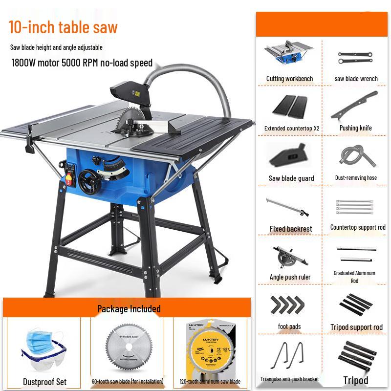 Jiasuer Multi-functional Electric Table Saw CN plug (adapter included)