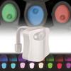 Versatile 8 Color Led Toilet Sensor Light Modern Creative Bathroom Night Light