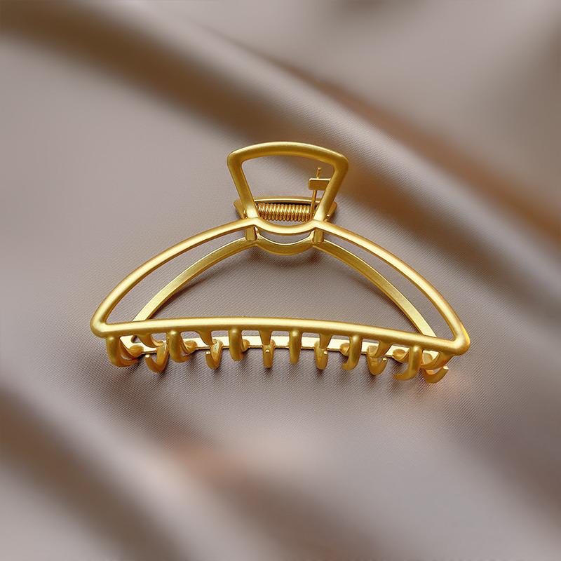 

Большая высококачественная металлическая заколка для волос - универсальный головной убор в виде акулы, аксессуар для волос в корейском стиле