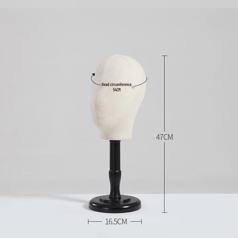 Desktop Female Mannequin Hat and Wig Display Stand