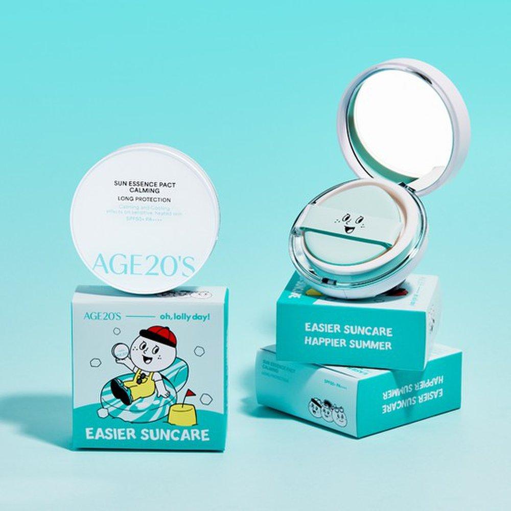

Age 20 sX Oh Lolly Day Sun Essence Pact Успокаивающая пудра 12,5 г