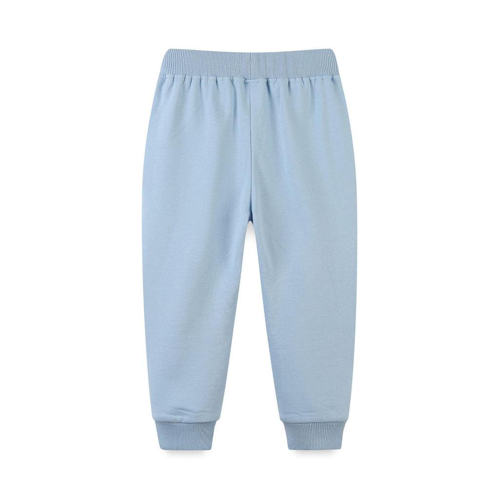 2025 New Girls' Spring & Autumn Sports Trousers with Fashionable Embroidery for Kids
