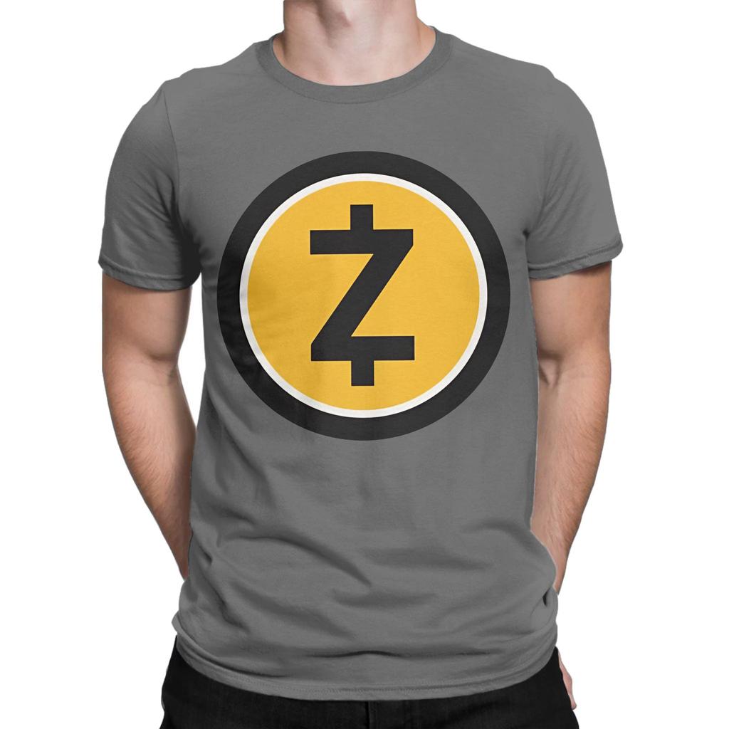 Zcash Zec Crypto Logo Novelty 100 Cotton TShirt Zcash Zec Tops Tees For Unisex
