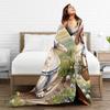Warm Throw Blanket Travel Office Easter Bunny Blankets  Flannel Bedspread For Bedroom Trend Sofa Bed Cover