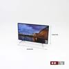 Miniatur-Fernseher im Maßstab 1:12 mit Ständer - Puppenhaus-Accessoire für Heimdekoration, realistisches Modell für DIY-Basteln und Geschenke, kleine Ornament
