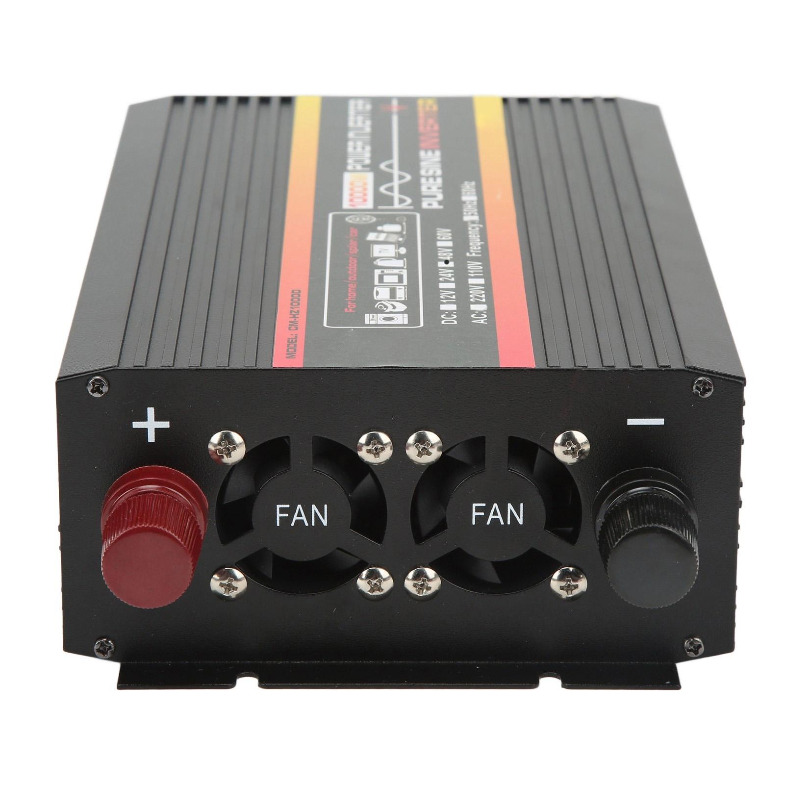 

Потужний інвертор 1500 Вт, чиста синусоїда, алюмінієвий сплав, зі світлодіодним дисплеєм, сонячний інвертор для сонячних панелей, 220В