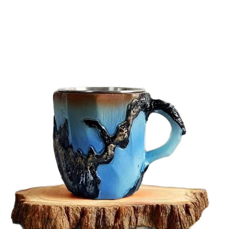 Imitation Mineral Crystal Coffee Cup Resin Gift