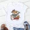 Hot Selling Women's Top Hot Selling Love Personality Pattern Printed Short-sleeved T-shirt Women Summer polyester fabric