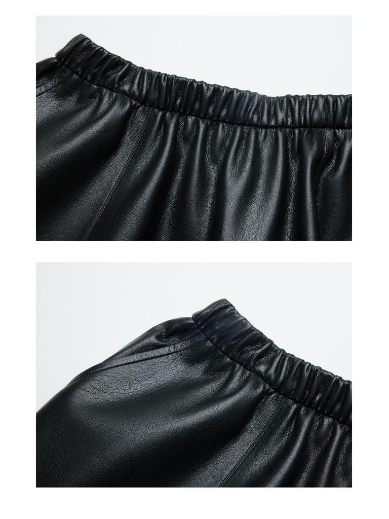 Women's Spring A-line Elastic Waist Casual Half Skirt - Slimming, Versatile, and Flaw-Hiding for Commute Wear