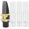 3Pieces Saxophone Reed Musical Instrument Accessories Mouthpiece Reed Student Sax Reed Resin Texture for Practice