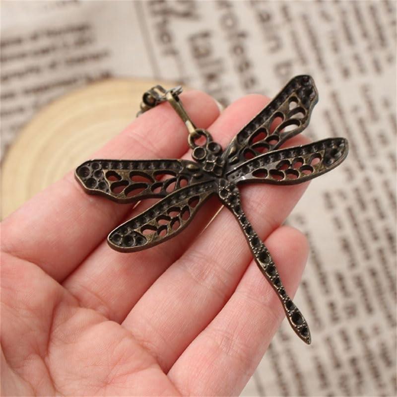 Decorative Ceiling Fan Pull Chains Set Of 2 With Dragonflies and Butterfly Ornaments Accessory for Lighting Fixtures