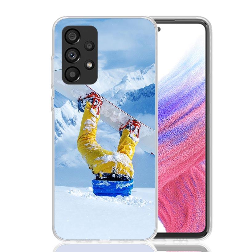 Adventure Snowboarding Extreme Phone Case For Samsung Galaxy A17 A16 A14 A15 A13 A57 A56 A54 A55 A53 A37 A36 A34 A35 A33 A26 A24