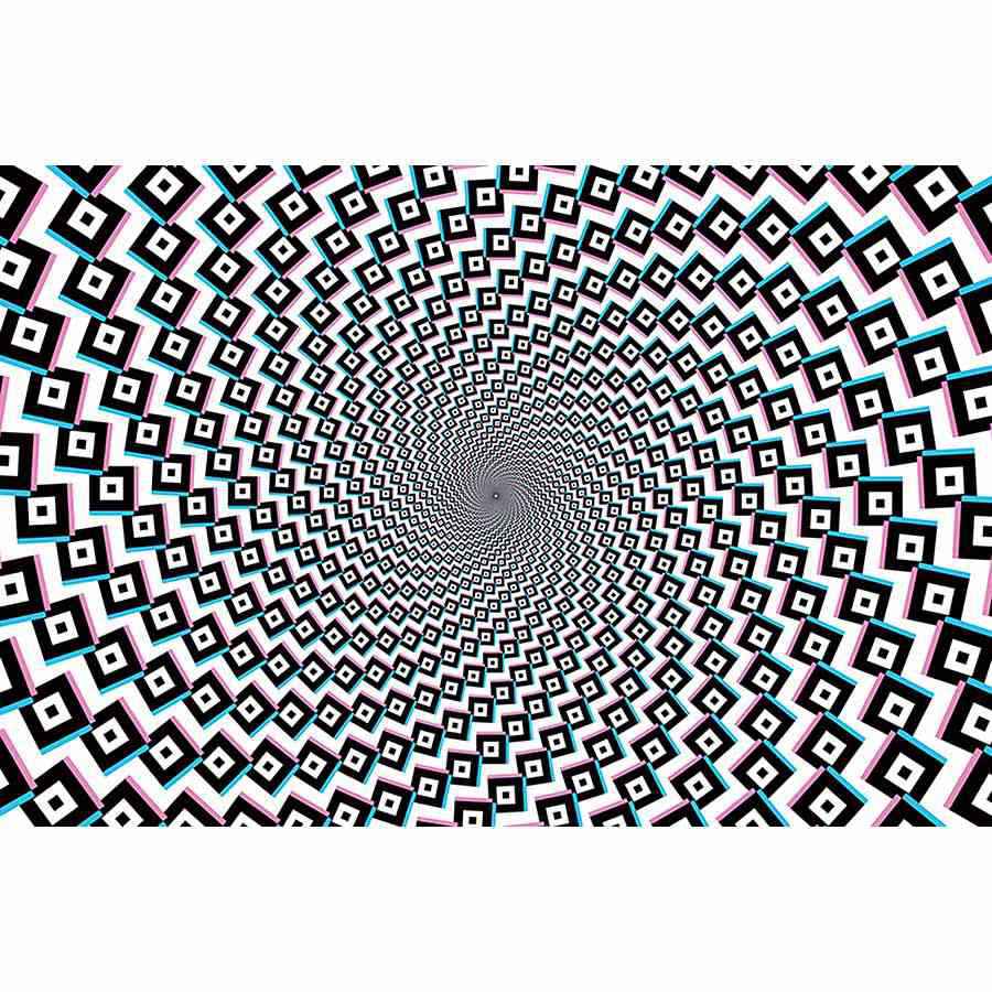 MOON.QG 3D Photography Wallpapers Backdrop Visual Illusion Background Swirl Geometric Home Wall Event Photo Studio Decorations