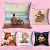 Ryan Gosling P-Project Hail Mary Cartoon Pillow Cover, 4K HD Printed Cushion Cover case with Various Exquisite Patterns