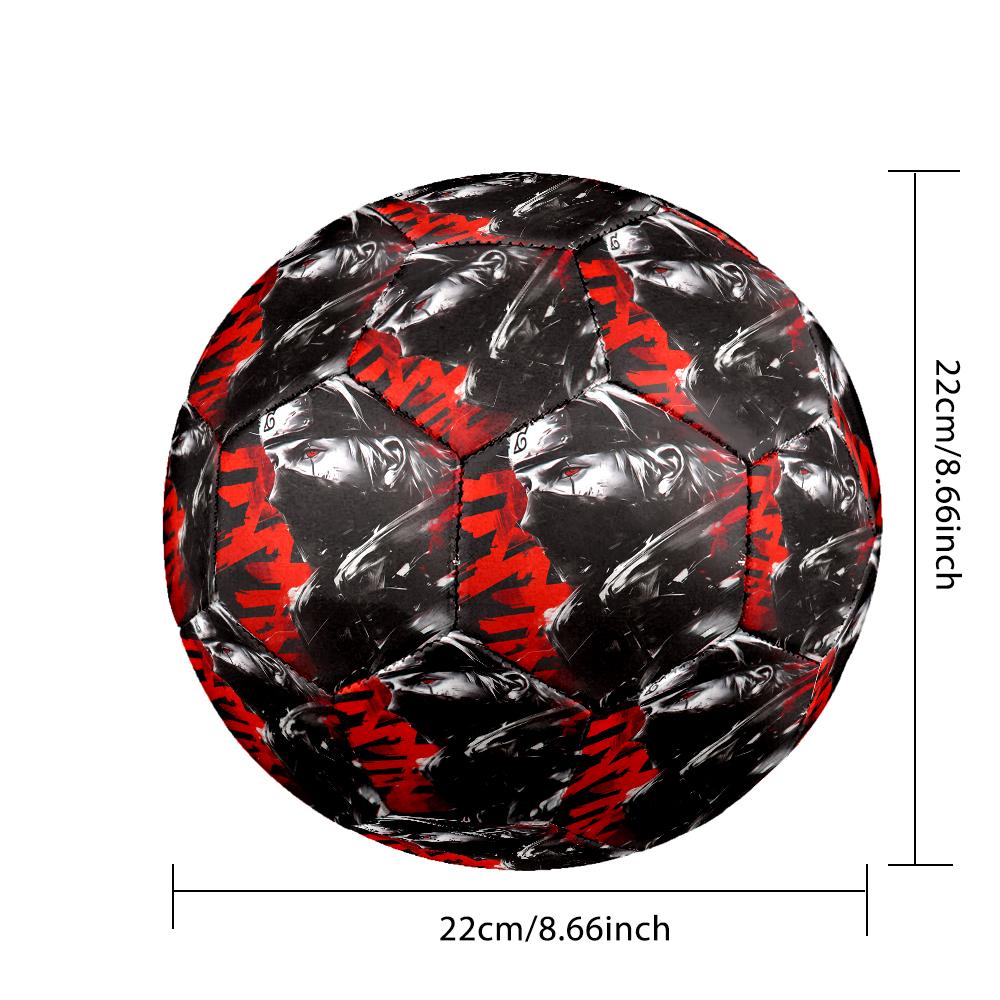 1pc Game Role Naruto Pattern Football, Size 5 Soccer Ball Outdoor Athletic Training Ball, Unique Style, Exquisite Holiday Gift