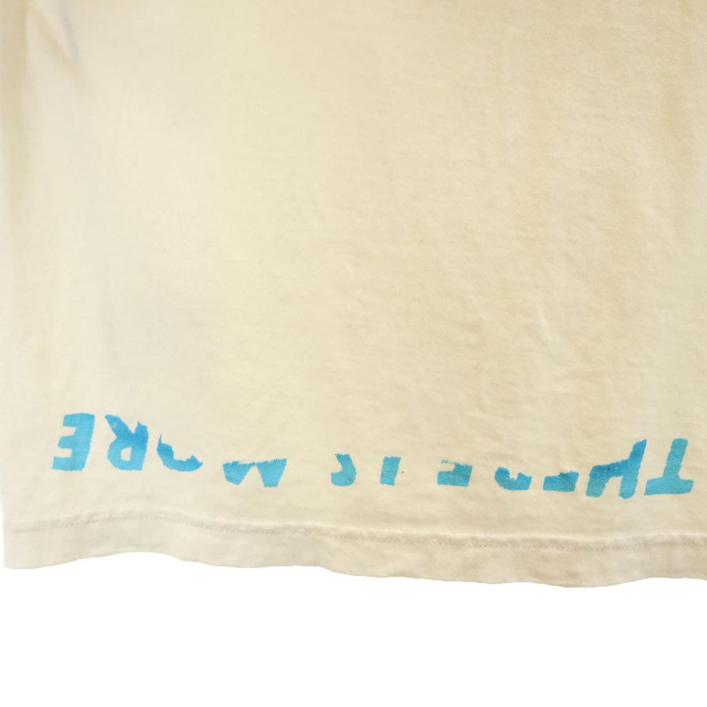 MARTIN MARGIELA 06SS AIDS T Kurzarm V-Ausschnitt T-Shirt S Elfenbein Damen Gebraucht