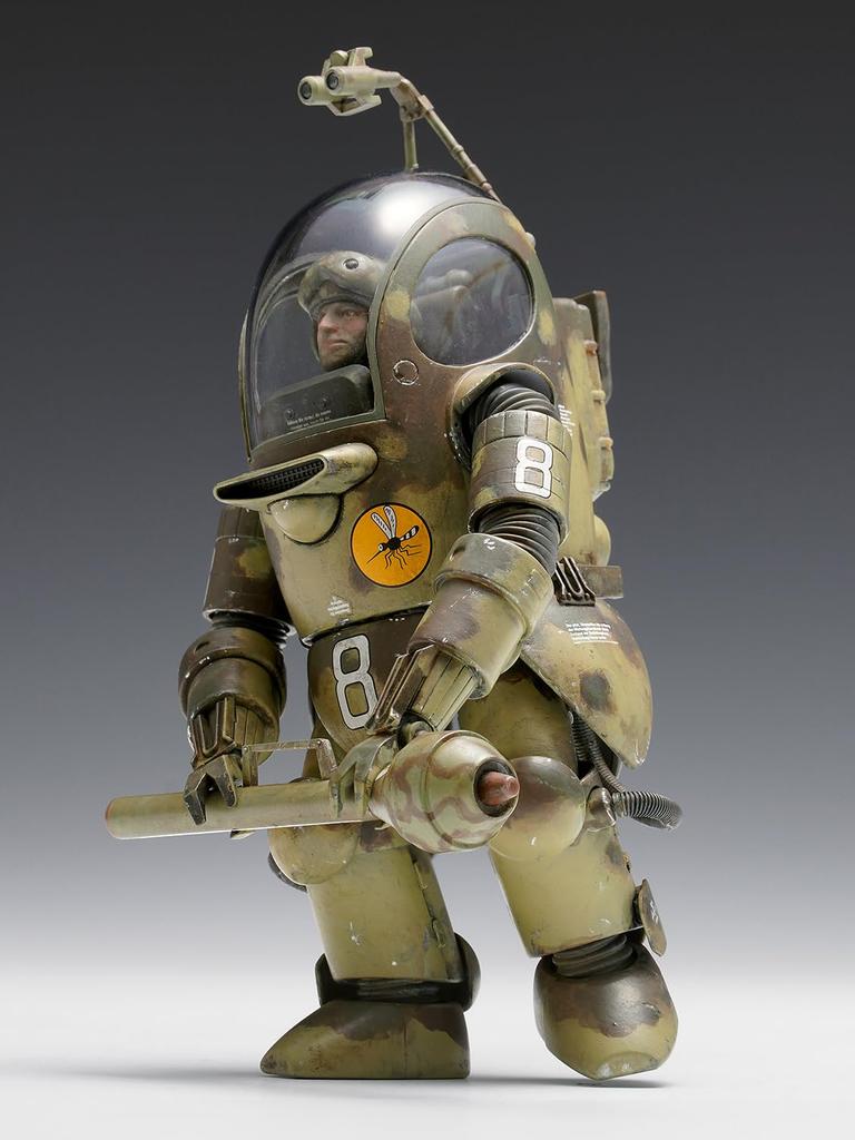 Wave Maschinen Krieger scale plastic model approximately 12cm P.K.A. 1/20 kit, tall, MK-064
