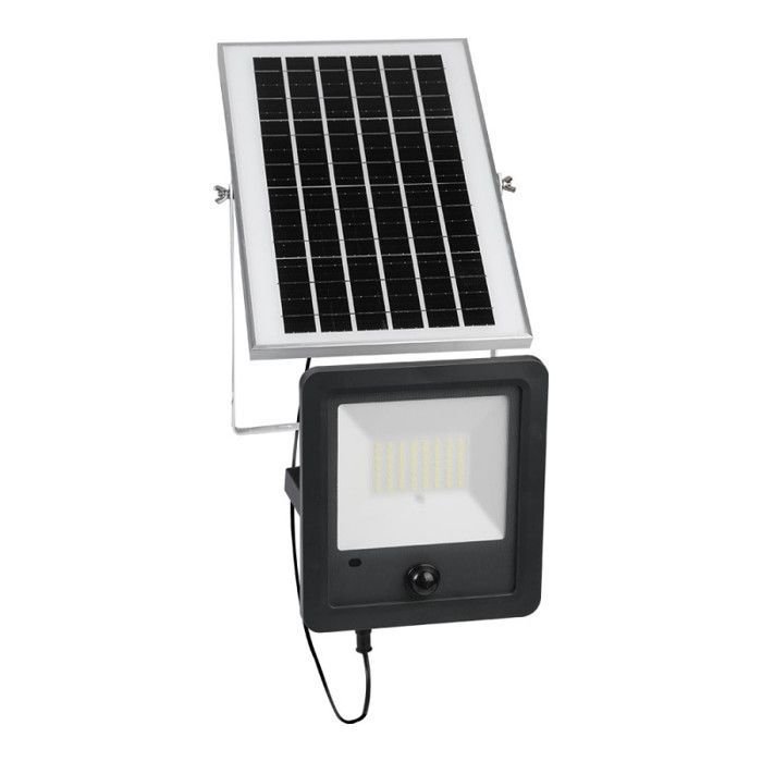Floodlight - EDM - 31863 - 300 W - 1800 LM - Solar with Motion Detector