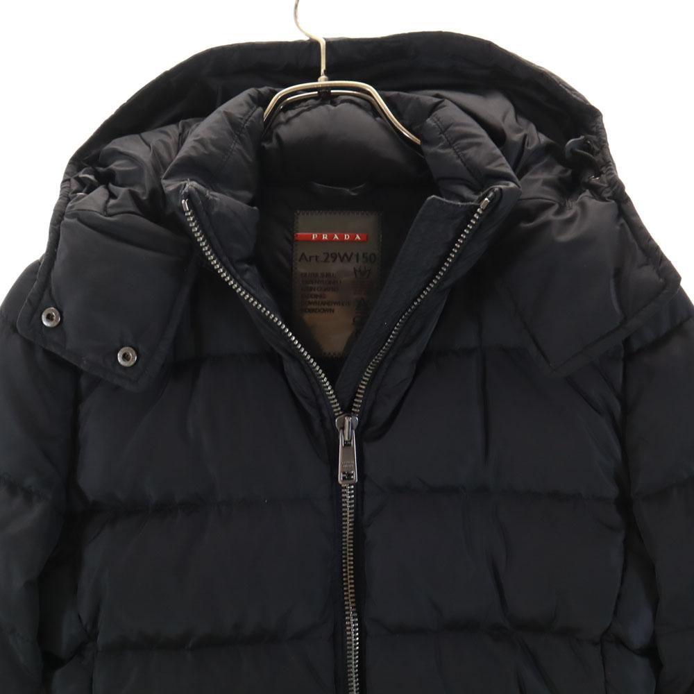 PRADA SPORTS 29W150 Down Jacket 40 Black Women Used