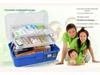 Extra Large Transparent Plastic Toolbox with Three Layers - Artist & Electrician Portable Folding Storage Box