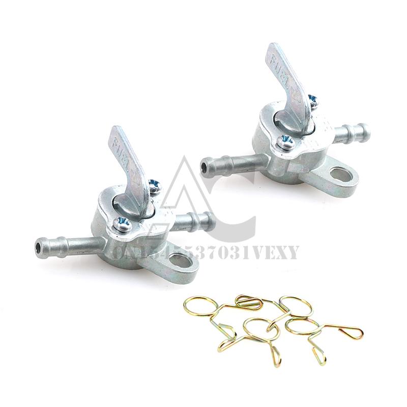 Multiple Types Motorcycle Fuel On/Off Valve Switch Petcock Oil Tank Hose Tap For  Scooter Motorcycle Motorbike  ATV MINI MOTOR