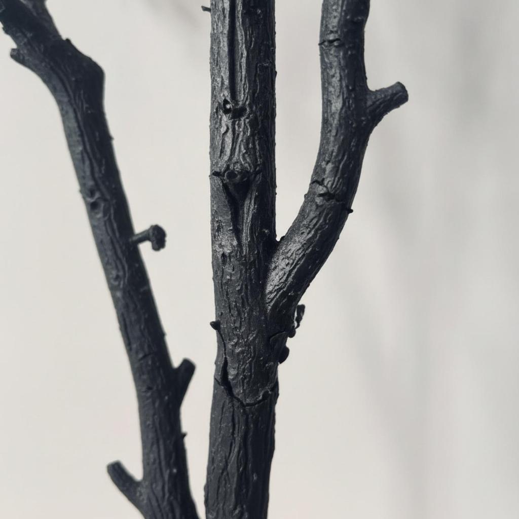 Dead Tree Branch Black Decorations Leafless for Tabletop