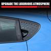 For SEAT Leon León Mk2 1P 2008-2012 Aluminum Alloy Car Front Rear Window Triangle Plate Trim Protector Cover Accessories