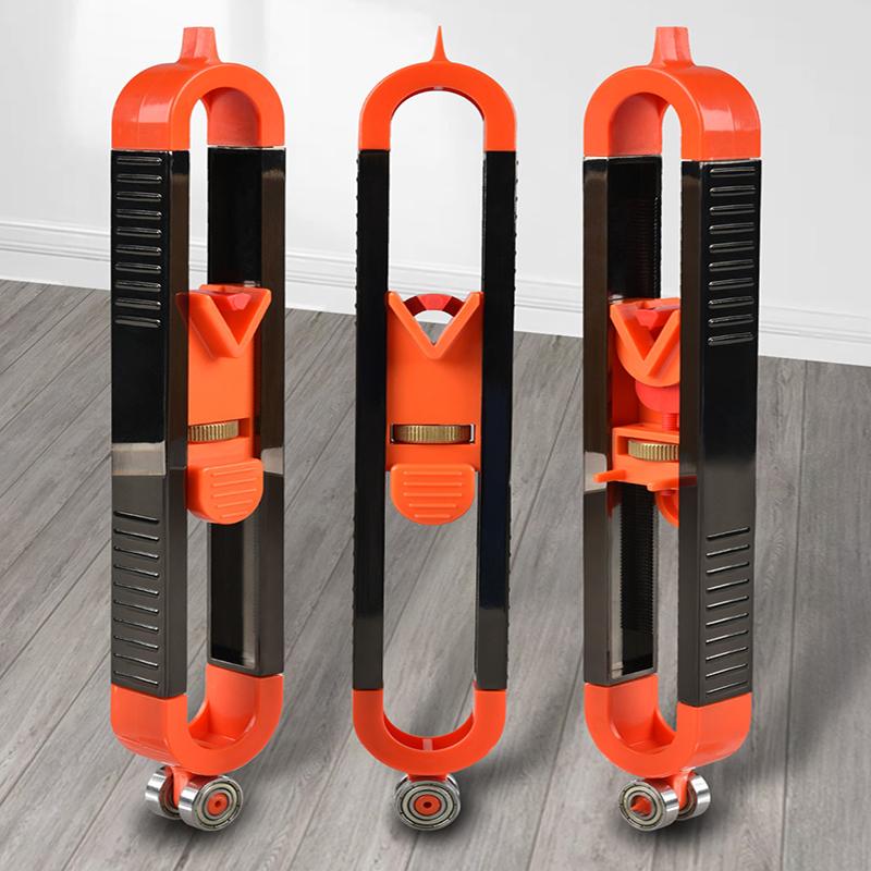 Profil-Anreißlineal, Konturenlehre mit Verriegelung, einstellbare Verriegelung, präzise Messlehre für die Holzbearbeitung, vielseitiges Messwerkzeug