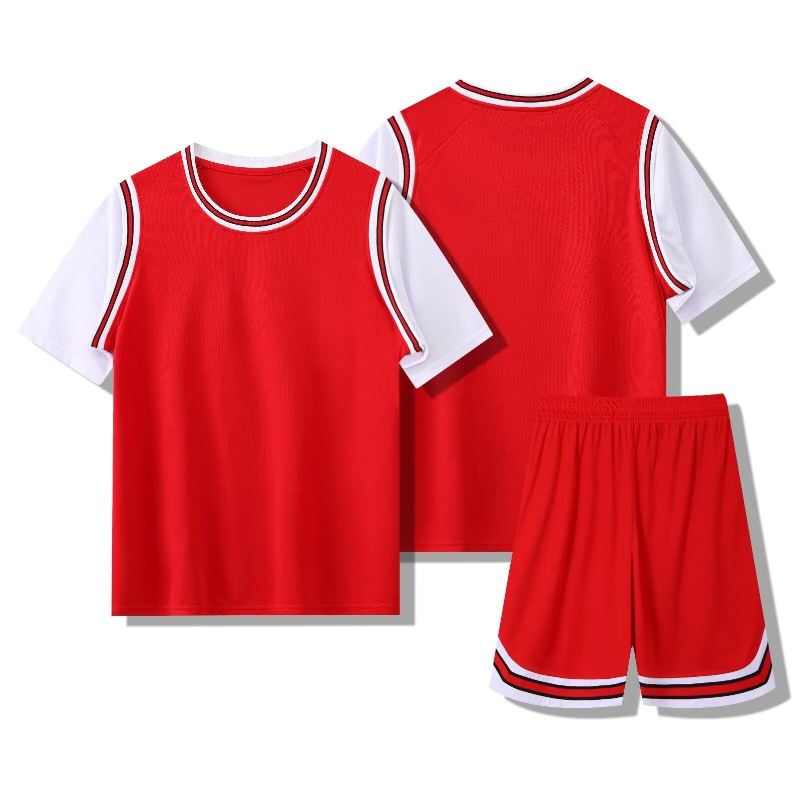 

163 Light Board Fake Two-Piece Set Filling L Master Basketball Suit Set Men S Team Jersey Adult Children S Clothing 4Xs-5Xl 4XS/105