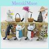 Cute Pvc Miss Cat Blind Box Figurine Collectible Anime Character Toy Display