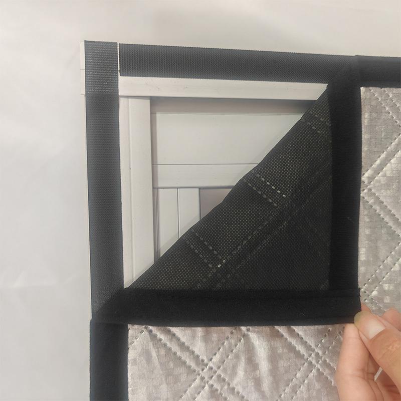 

Household window sunshade aluminum foil insulation film, anti UV, anti cold, windproof, heat-insulating and warm curtains. height-80cm