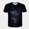 Men's 3D Printed T-Shirt Animal Pattern Printing Short Sleeve O-Neck Pullover Casual Top