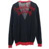 WACKO MARIA made in Japan Long sleeve V neck knit cardigan M black Men's Used