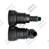 11.8 ID8 auto fuel line quick connector 11.8mm 90 180 degree SAE 10 plastic  fuel line fittings nylon pipe connector 1pc